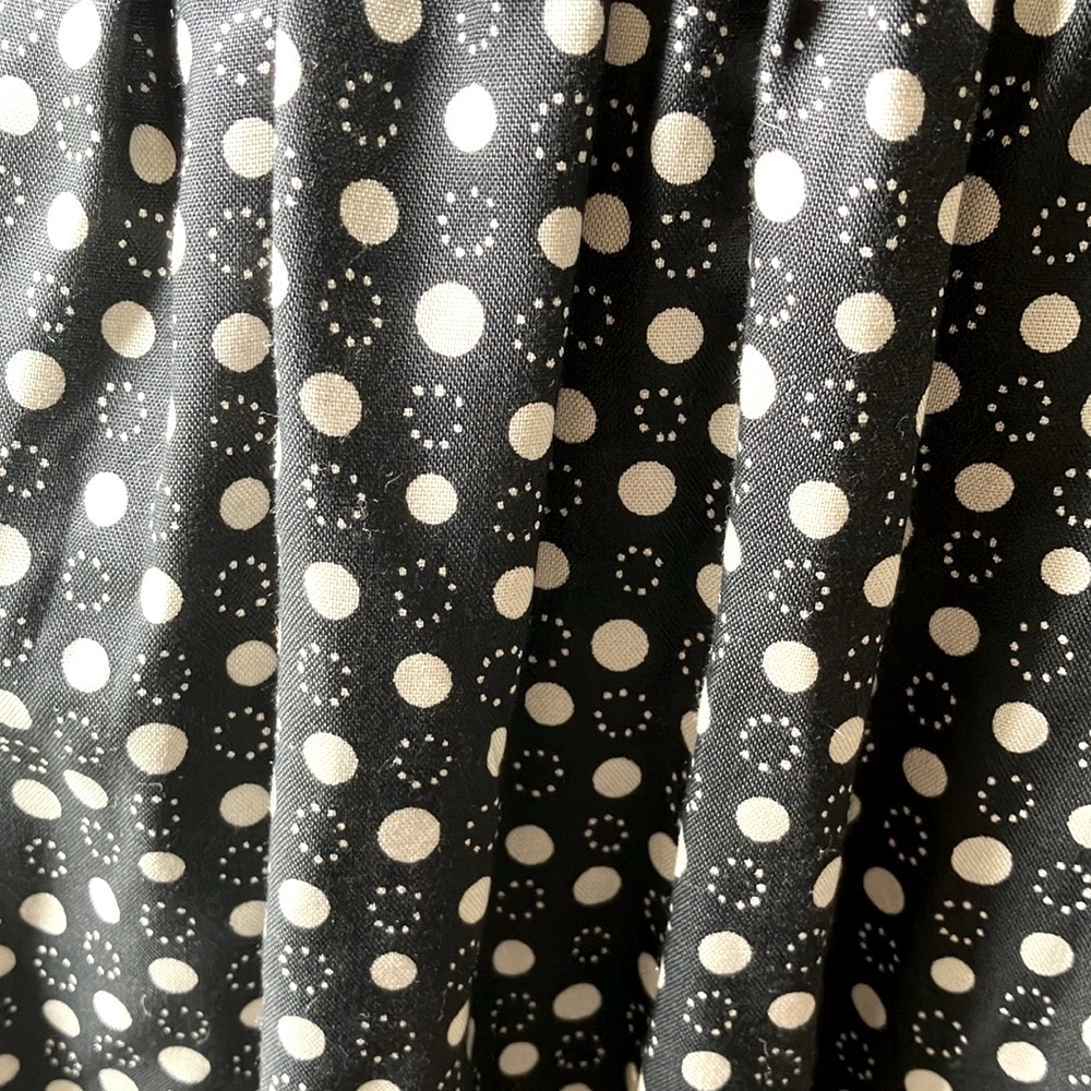 J. Crew Silk Wrap Polka-Dot Dress Black/White Size 4 - Picture 6 of 16
